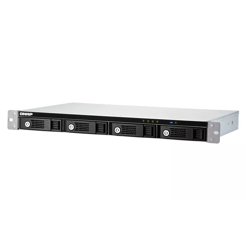 QNAP 4 bahías 1U rackmount de profundidad reducida 12, 3,5
