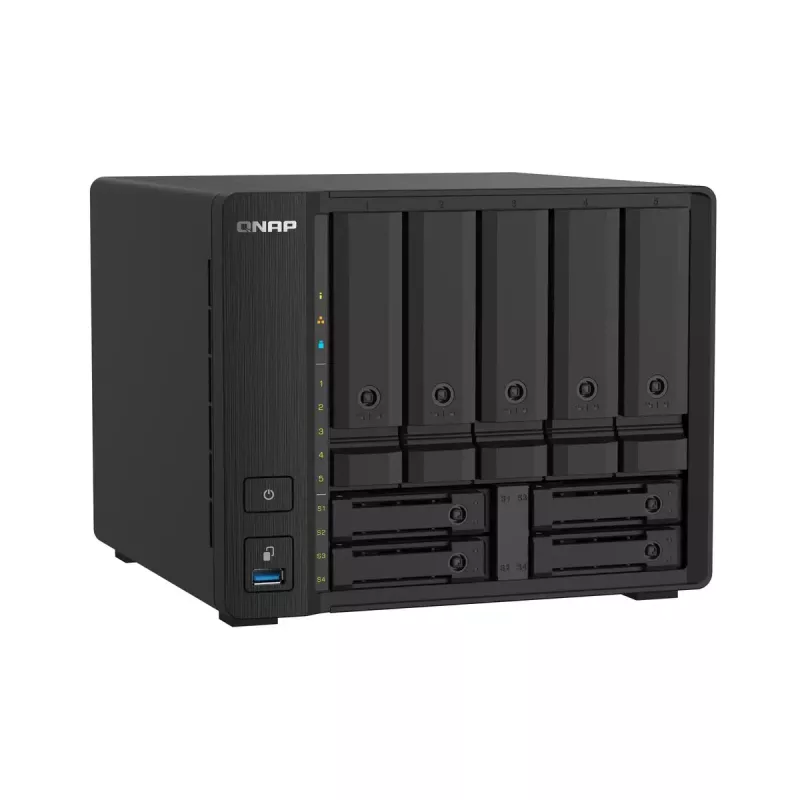 QNAP TS-932PX NAS torre Annapurna Labs Alpine AL-324 4 GB DDR4 0 TB QNAP Turbo System negro