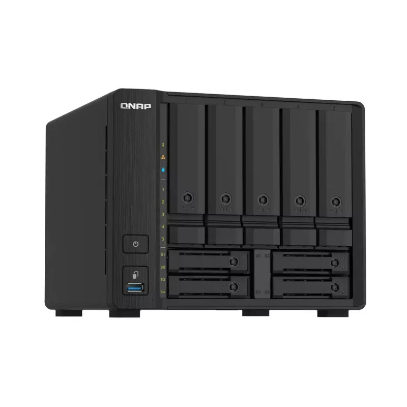 QNAP TS-932PX NAS torre Annapurna Labs Alpine AL-324 4 GB DDR4 0 TB QNAP Turbo System negro