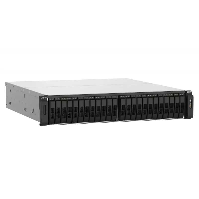 QNAP TS-h2490FU NAS rack (2U) EPYC 7302P 256 GB DDR4 0 TB QuTS hero Black, gris