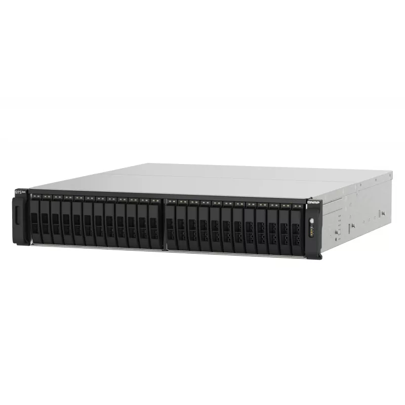 QNAP TS-h2490FU NAS rack (2U) EPYC 7302P 256 GB DDR4 0 TB QuTS hero Black, gris
