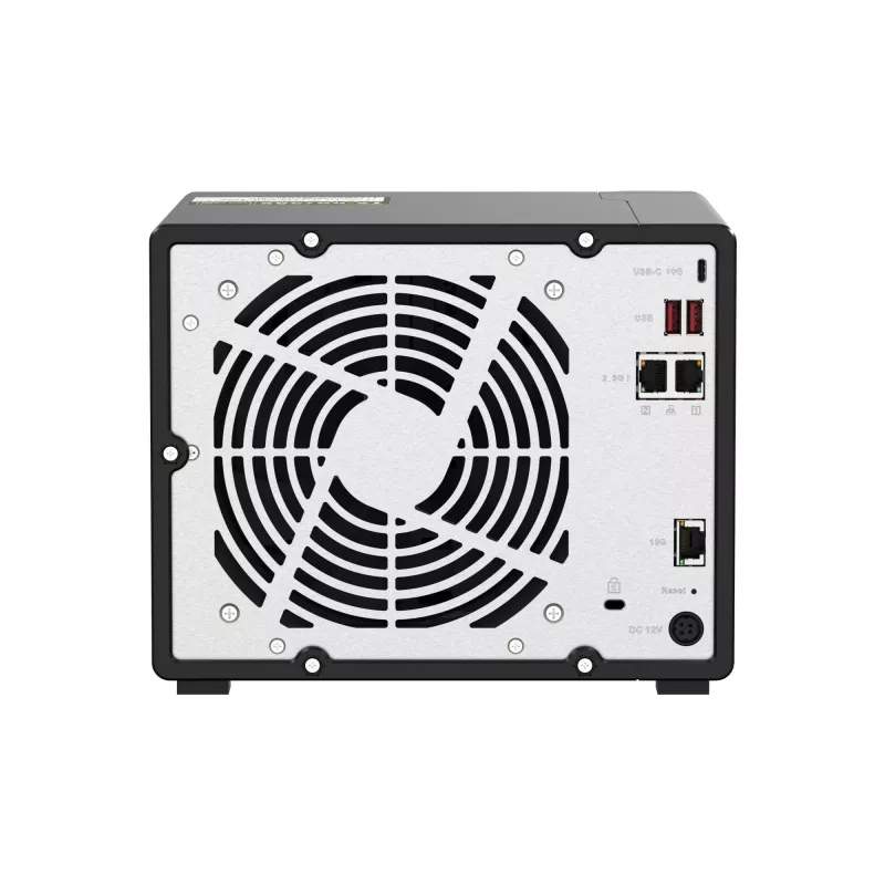 QNAP TS-H973AX NAS torre Ryzen Embedded V1500B 8 GB DDR4 0 TB QuTS hero Black