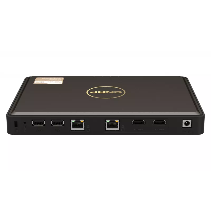 QNAP TBS-464 NAS sobremesa Intel® Celeron® N5105 8 GB DDR4 0 TB QNAP Turbo System negro
