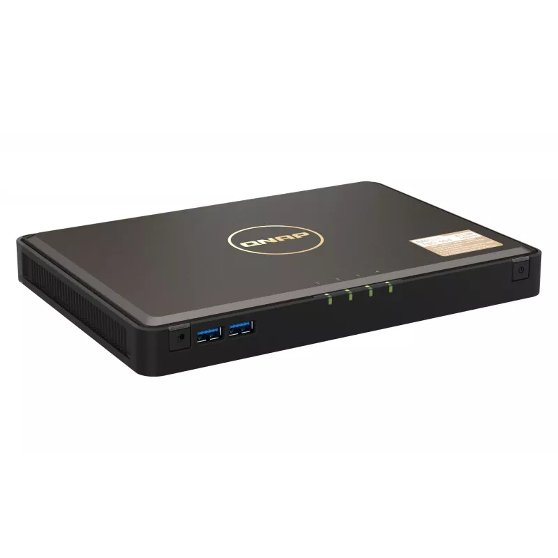 QNAP TBS-464 NAS sobremesa Intel® Celeron® N5105 8 GB DDR4 0 TB QNAP Turbo System negro