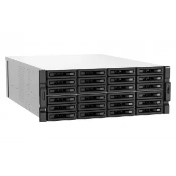QNAP TS-H3087XU-RP NAS rack (4U) Intel Xeon E E-2378 64 GB DDR4 0 TB QuTS hero Black, blanco