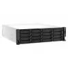 QNAP TS-h2287XU-RP NAS rack (3U) Intel Xeon E E-2336 32 GB DDR4 0 TB QuTS hero Black, blanco