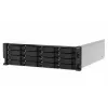 QNAP TS-h2287XU-RP NAS rack (3U) Intel Xeon E E-2336 32 GB DDR4 0 TB QuTS hero Black, blanco