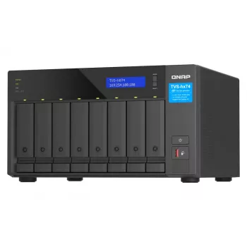 QNAP TVS-h874X NAS torre Intel® Core™ i9 64 GB DDR4 0 TB QuTS hero Black