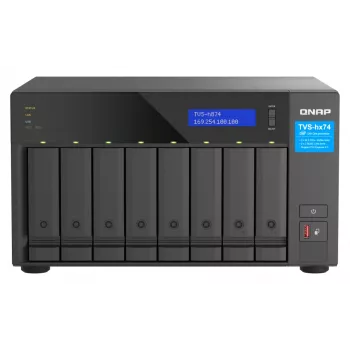 QNAP TVS-h874X NAS torre Intel® Core™ i9 64 GB DDR4 0 TB QuTS hero Black