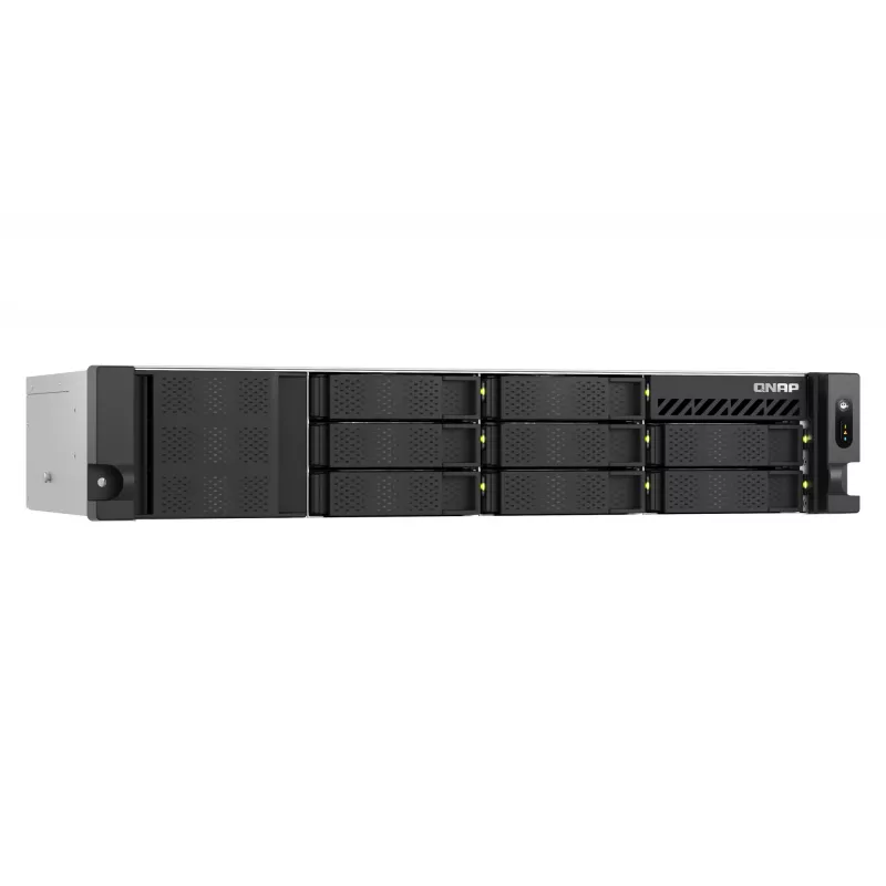 QNAP TS-855EU-8G servidor NAS/almacenamiento rack (2U) Intel Atom® C5125 8 GB DDR4 0 TB QuTS hero Black