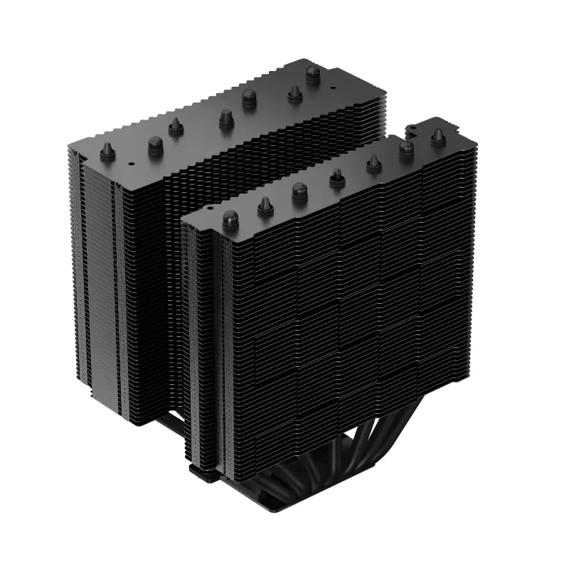Disipador de aire DeepCool ASSASSIN IV VC VISION — doble ventilador 120/140 mm, 300 W TDP, 7 heatpipes, compatible con LGA115x/LGA1200/LGA1700/LGA20xx, negro