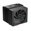 Disipador de aire DeepCool ASSASSIN IV VC VISION — doble ventilador 120/140 mm, 300 W TDP, 7 heatpipes, compatible con LGA115x/LGA1200/LGA1700/LGA20xx, negro