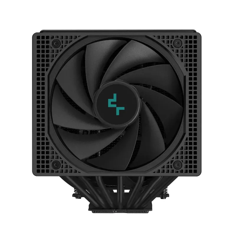 Disipador de aire DeepCool ASSASSIN IV VC VISION — doble ventilador 120/140 mm, 300 W TDP, 7 heatpipes, compatible con LGA115x/LGA1200/LGA1700/LGA20xx, negro