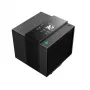 Disipador de aire DeepCool ASSASSIN IV VC VISION — doble ventilador 120/140 mm, 300 W TDP, 7 heatpipes, compatible con LGA115x/LGA1200/LGA1700/LGA20xx, negro