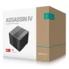 Disipador de aire DeepCool ASSASSIN IV 14 cm negro — presión de aire máx. 2,44 mmH2O, ventilador FDB de 14 cm, 1700 rpm, 79,1 cfm, 7 heatpipes