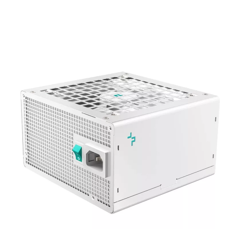 Fuente de alimentación DeepCool PL750D WH — 750 W, ATX 20+4 pines, 80 PLUS Bronze, ventilador de 120 mm, blanco