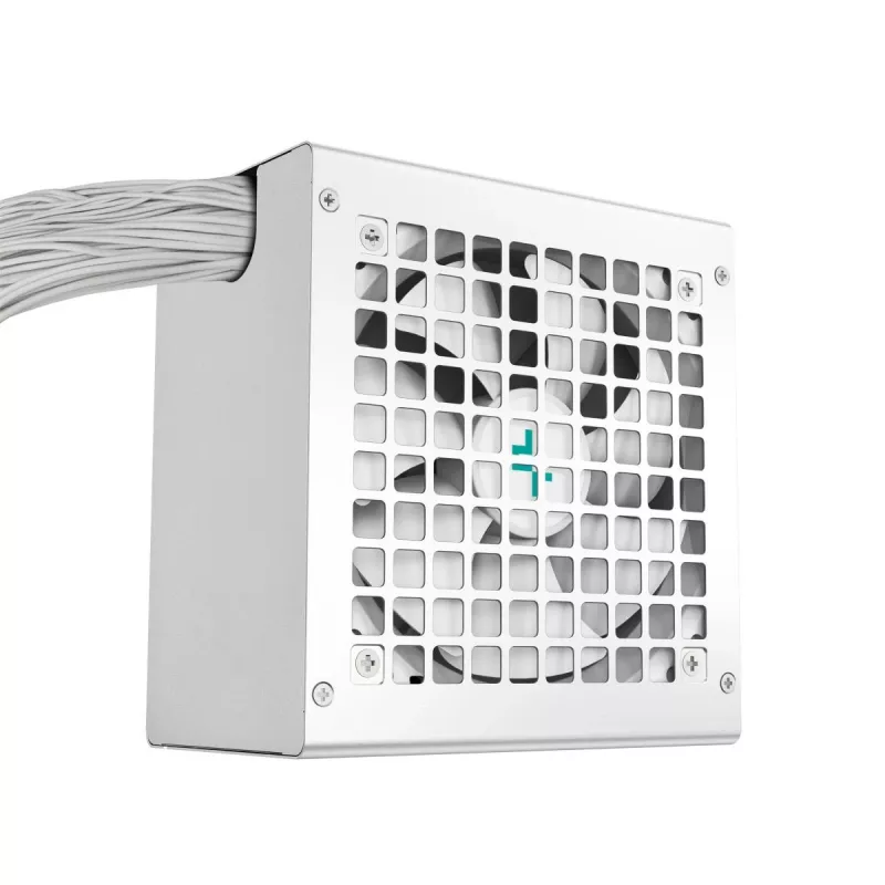 Fuente de alimentación DeepCool PL750D WH — 750 W, ATX 20+4 pines, 80 PLUS Bronze, ventilador de 120 mm, blanco