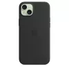 Funda Apple iPhone 15 Plus Silicone Case con MagSafe negro