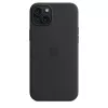 Funda Apple iPhone 15 Plus Silicone Case con MagSafe negro