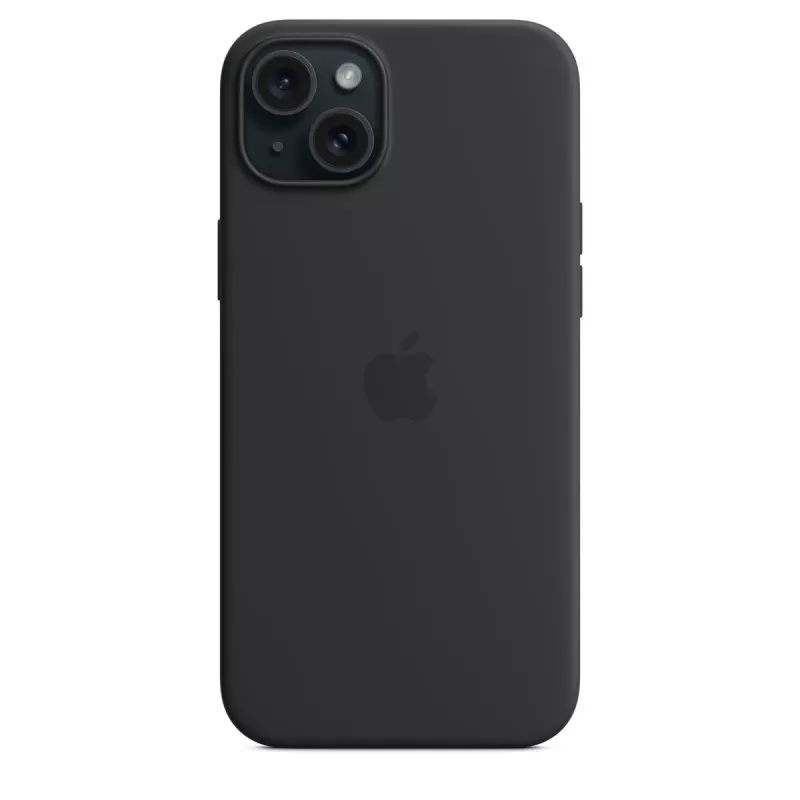 Funda Apple iPhone 15 Plus Silicone Case con MagSafe negro