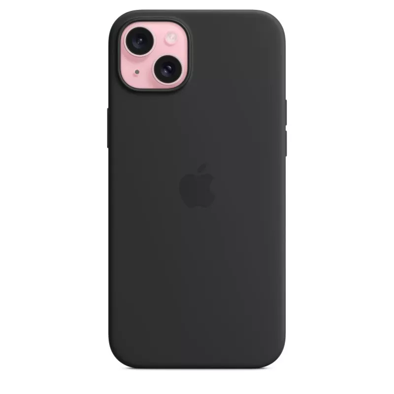 Funda Apple iPhone 15 Plus Silicone Case con MagSafe negro