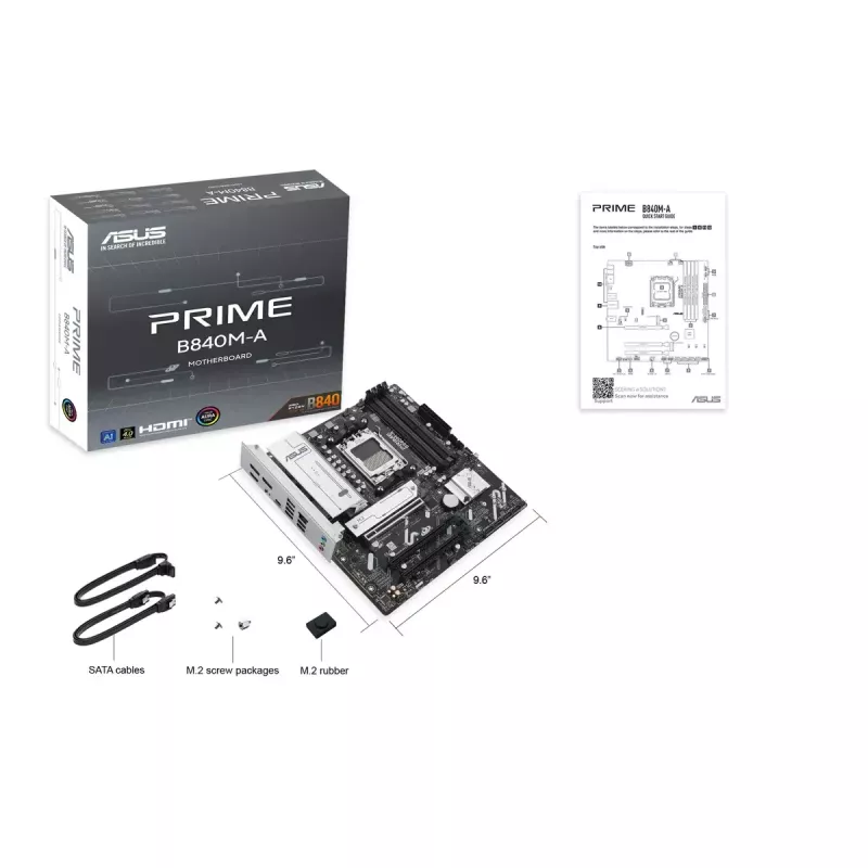 Placa base ASUS PRIME B840M-A-CSM AMD B840 socket AM5 micro ATX