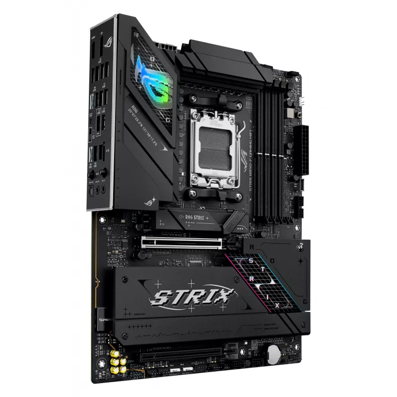 Placa base ASUS ROG STRIX B850-F GAMING WIFI — AMD B850, socket AM5, ATX, DDR5, 4×M.2, Wi‑Fi 7, 2.5Gb LAN
