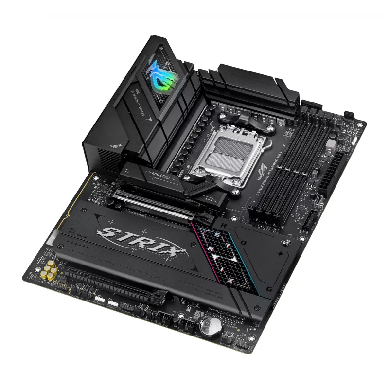 Placa base ASUS ROG STRIX B850-F GAMING WIFI — AMD B850, socket AM5, ATX, DDR5, 4×M.2, Wi‑Fi 7, 2.5Gb LAN