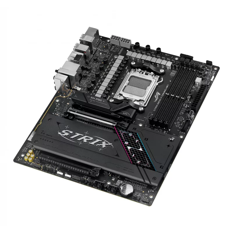 Placa base ASUS ROG STRIX B850-F GAMING WIFI — AMD B850, socket AM5, ATX, DDR5, 4×M.2, Wi‑Fi 7, 2.5Gb LAN