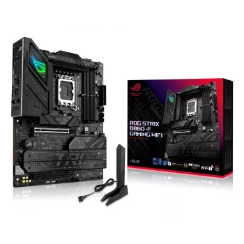 Placa base ASUS ROG STRIX B860-F GAMING WIFI — Intel B860, LGA 1851, ATX, DDR5, 4x DIMM, Wi‑Fi 7, 2.5Gb LAN, 4x M.2