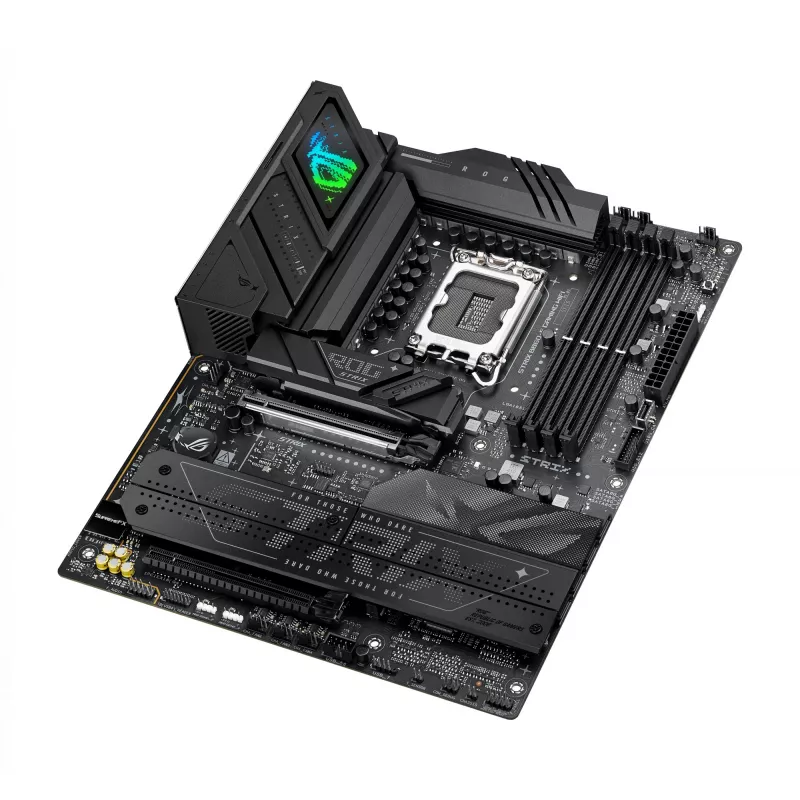 Placa base ASUS ROG STRIX B860-F GAMING WIFI — Intel B860, LGA 1851, ATX, DDR5, 4x DIMM, Wi‑Fi 7, 2.5Gb LAN, 4x M.2