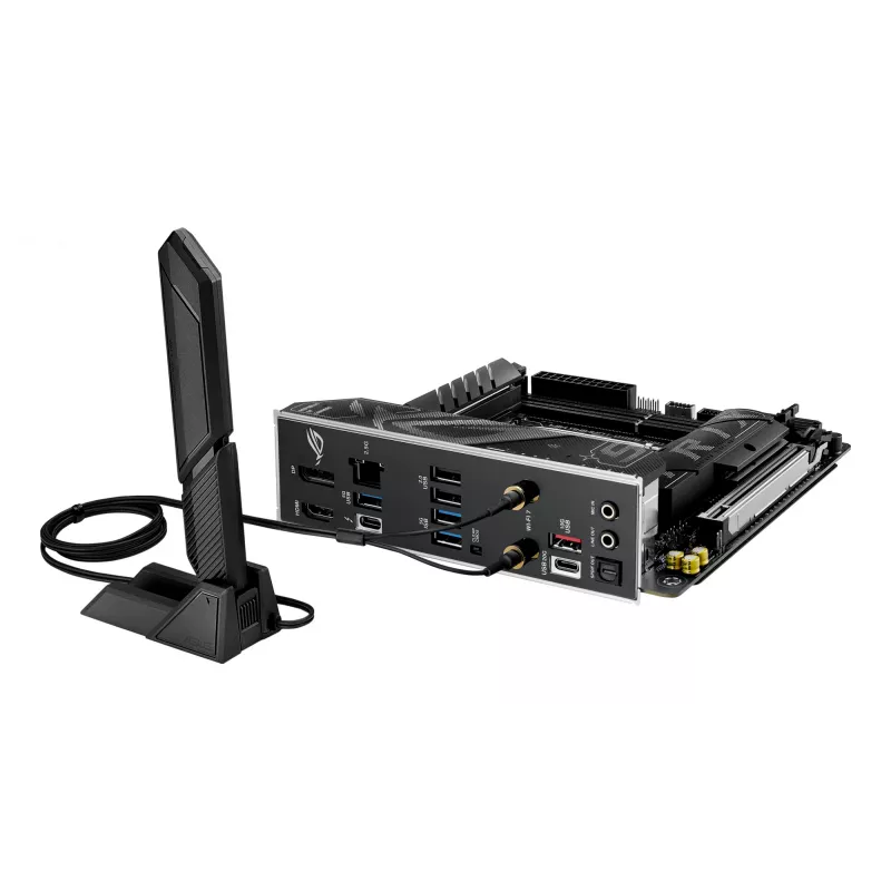 Placa base ASUS ROG STRIX B860-I GAMING WIFI — Intel B860, LGA 1851, mini ITX, 2× DDR5 DIMM (hasta 128 GB), Wi‑Fi 7, 2.5Gb LAN