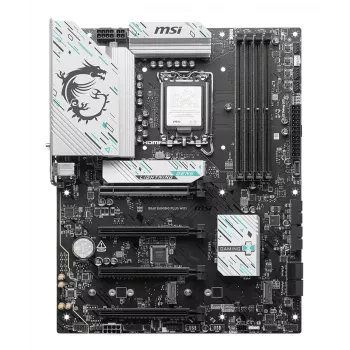 Placa base MSI B860 GAMING PLUS WIFI — Intel B860, LGA 1851, ATX, DDR5, 4x DIMM, 3x M.2, Wi‑Fi 7, 5GbE