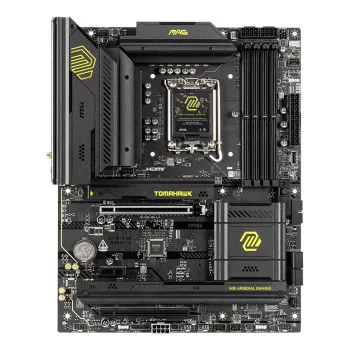 Placa base MSI MAG B860 TOMAHAWK WIFI — Intel B860, LGA 1851, ATX, DDR5, 4x DIMM, 3x M.2, Wi‑Fi 7, 5GbE