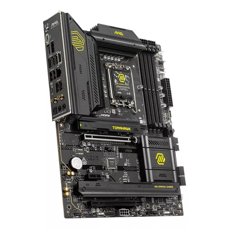 Placa base MSI MAG B860 TOMAHAWK WIFI — Intel B860, LGA 1851, ATX, DDR5, 4x DIMM, 3x M.2, Wi‑Fi 7, 5GbE