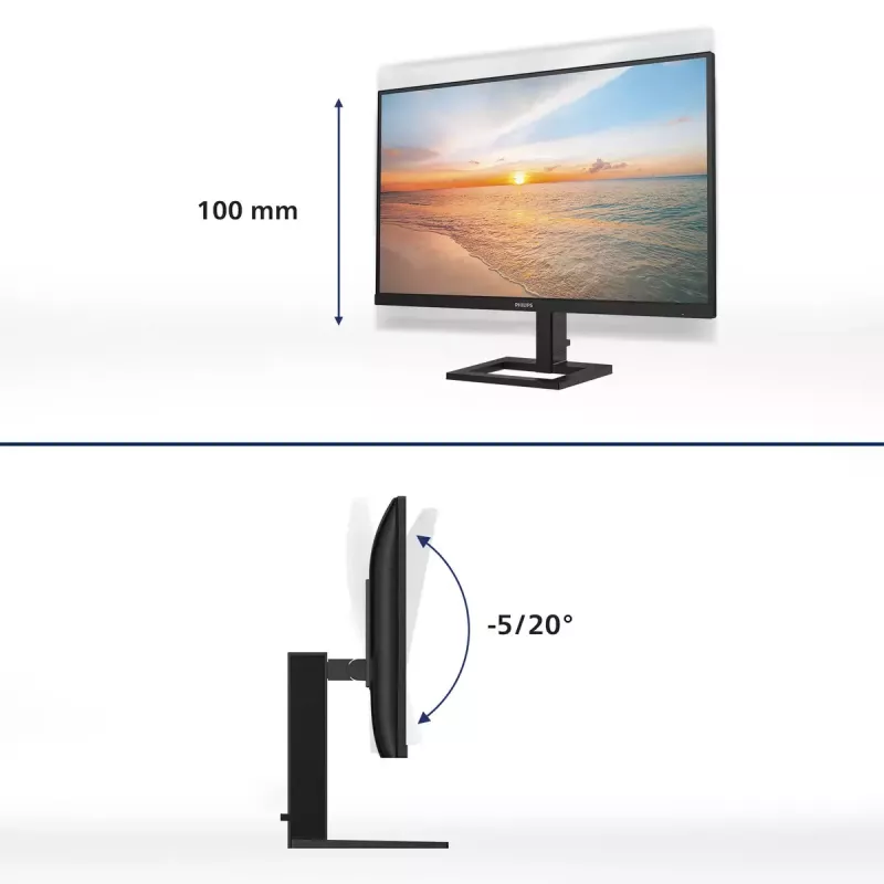 Monitor Philips 1000 series 27E1N1900AE/00 68,6 cm (27