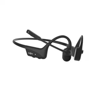 Auriculares Shokz OpenComm2 UC 2025 — auriculares de conducción ósea inalámbricos, 16 h de conversación, USB Type-A/Type-C, ANC, 29 m de alcance, negro