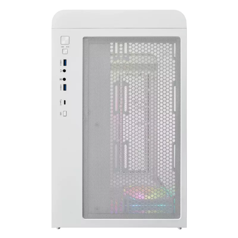 Caja FSP S380-WA Mini Tower mITX, mATX Blanca ARGB