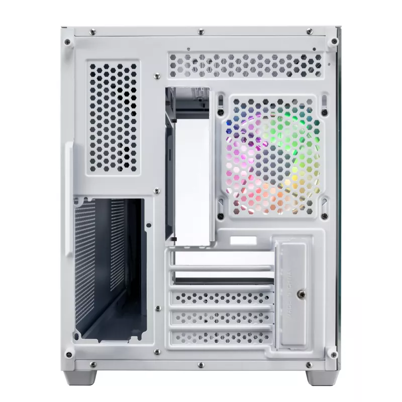 Caja FSP S380-WA Mini Tower mITX, mATX Blanca ARGB