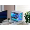 Caja FSP S380-WA Mini Tower mITX, mATX Blanca ARGB