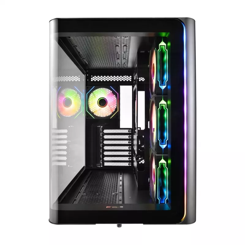Caja FSP M580-BA Midi Tower mITX, mATX Negra ARGB