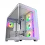 Caja FSP M580-WA Midi Tower mITX, mATX Blanca ARGB, Midi Tower, PC, Blanca, ATX, micro ATX, Mini-ITX, Cristal, SPCC, Gaming