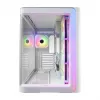 Caja FSP M580-WA Midi Tower mITX, mATX Blanca ARGB, Midi Tower, PC, Blanca, ATX, micro ATX, Mini-ITX, Cristal, SPCC, Gaming