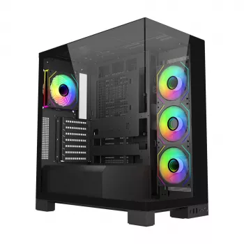 Caja FSP M540-BA Midi Tower mITX, mATX, ATX (BTF) Negra
