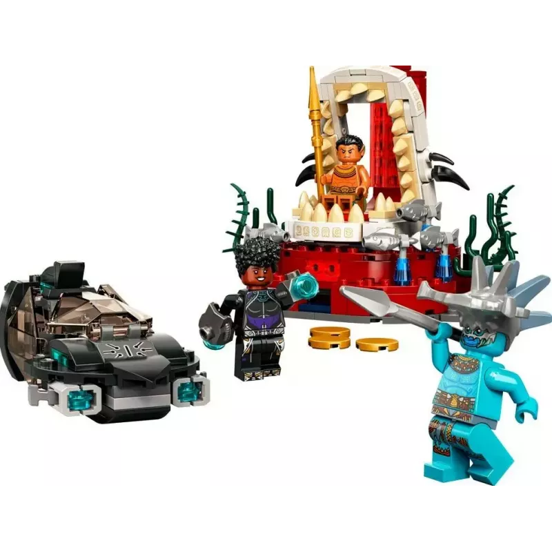 LEGO Super Heroes Marvel 76213 La sala del trono del rey Namor, 355 piezas, 7+