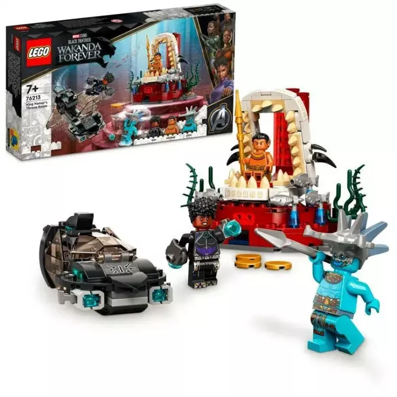 LEGO Super Heroes Marvel 76213 La sala del trono del rey Namor, 355 piezas, 7+