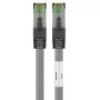 Cable de red Goobay CAT 8.1 cable de conexión RJ-45 Cat8.1 2m gris