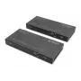 Set extensor KVM HDBaseT DIGITUS. 150m 4K/60Hz. USB 2.0. PoC. IR. Negro