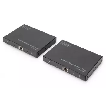 Set extensor KVM HDMI 2.0 DIGITUS – 70 m, USB 1.1, compatibilidad con panel táctil