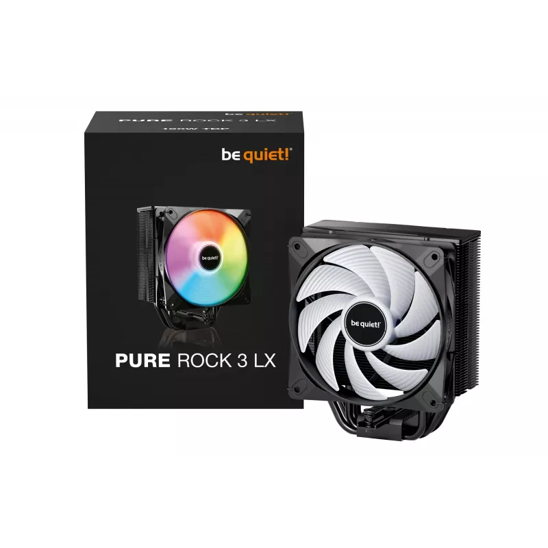 Disipador de CPU be quiet! Pure Rock 3 LX 12 cm negro 1 ud.